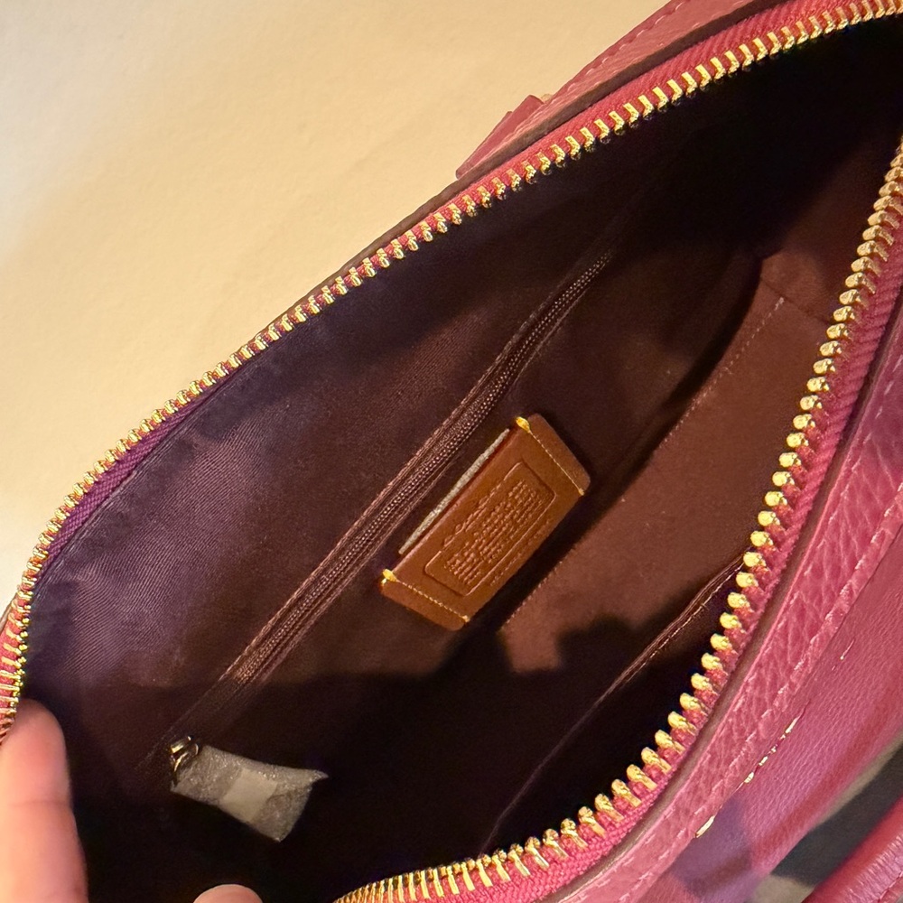 Coach Rowan Pink Leather Satchel NWOT - Picture 6 of 15